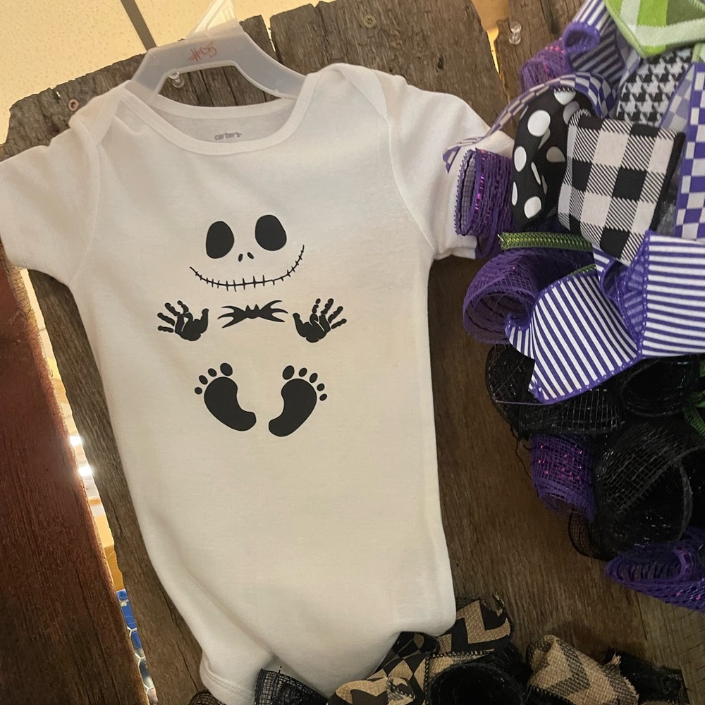 Adorable nightmare before Christmas onesie!